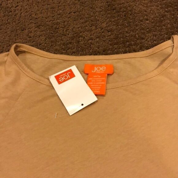 Joe Fresh Orange & Tan 3/4 Sleeve Shirts (2) - Picture 5 of 5